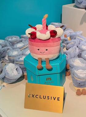 国内现货秒！10.16  jellycat联名Harrods限定粉色蛋糕 生日蛋糕
