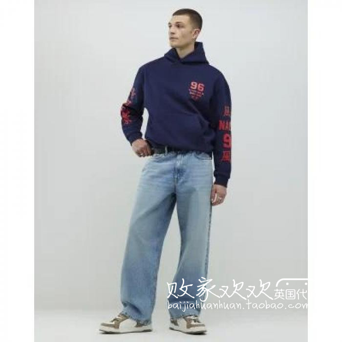 英国代购正品12.10 名品ER 男装新款 休闲连帽深色长袖卫衣