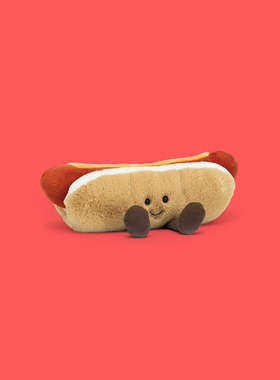 英国代购正品 11.19 jellycat Amuseable Hot Dog 热狗面包 玩偶