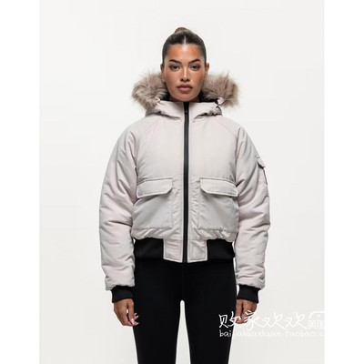 英国代购正品12.03 2025潮流导向 女装新款 连帽拉链短款舒适外套