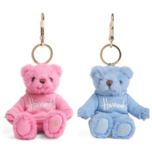 英国代购正品03.09 Harrods Henry Bear Keyring 亨利小熊钥匙扣