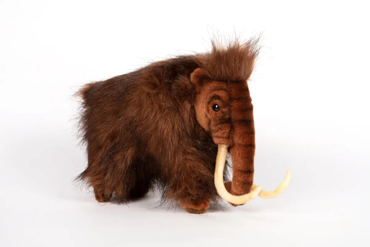 英国代购正品03.30 Hansa4660Mammoth Medium 猛犸象仿真毛绒玩偶