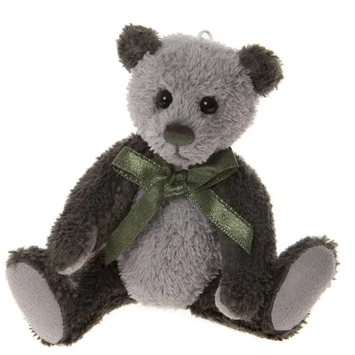 英国代购正品05.15 Charlie Bears 查理熊Tweed Keyring 蝴蝶结熊