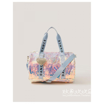 英国代购正品10.02 名品Monsoon 女童新款 爱心流光亮片手提包