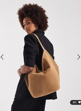 英国代购正品01.06 2026潮流导向 女包新款 人造绒面革休闲托特包