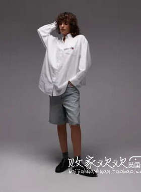 英国代购正品07.04 2025潮流导向 女装新款 休闲标志宽松舒适衬衫