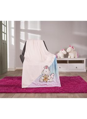 英国代购正品01.03 Theodor & Friends Plush Unicorn 独角兽毛毯