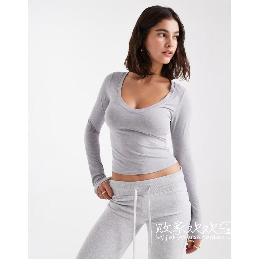 英国代购正品12.02 2025潮流导向 女装新款 休闲长袖舒适打底衫