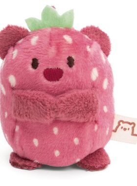 英国代购正品12.28 mymochi minis Nomo Bear 草莓诺莫熊 玩偶