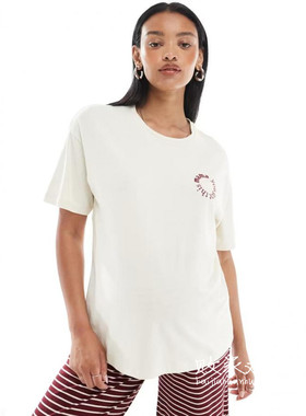 英国代购正品08.16 2025潮流导向 女装新款 休闲浅色孕妇舒适T恤