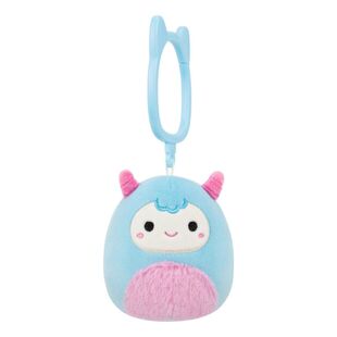 英国代购正品12.17 Squishmallows 3.5”Pookems 蓝色雪人 挂件