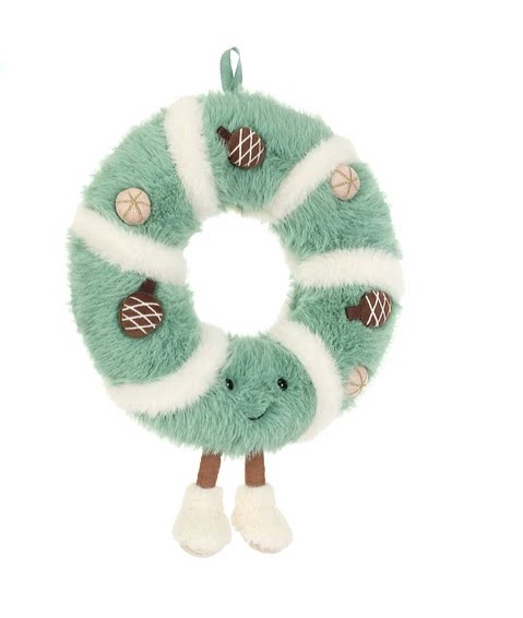 国内现货秒!10.20 Jellycat趣味松塔花环毛绒玩偶玩具公仔礼物