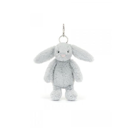 绝版国内现货秒！ 08.17 jellycat Bashful Silver银色兔子钥匙扣