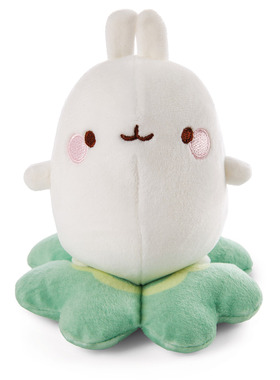英国代购正品12.23 MOLANG on Cloverleaf 三叶草上的魔浪 玩偶