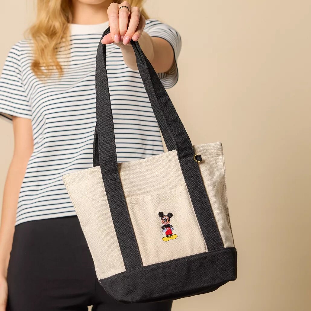 英国代购正品07.12 Disney迪士尼Mickey Mouse米奇老鼠帆布托特包