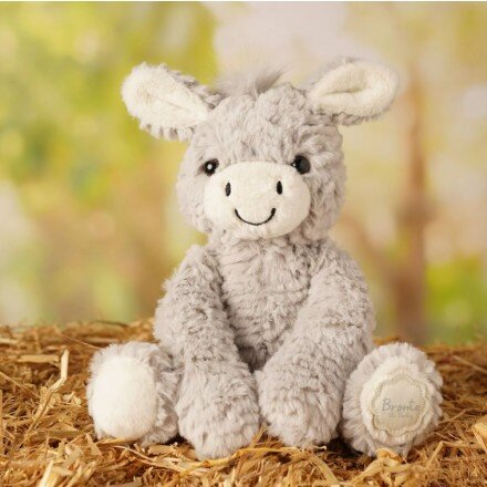 英国代购正品07.24 Bronte The Plush Sitting Donkey 毛绒小毛驴