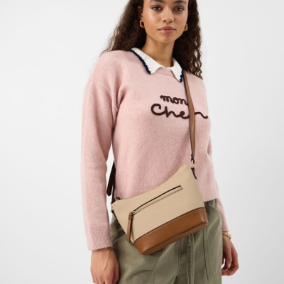 英国代购正品05.10 名品ACC 女包新款 时尚设计拼接百搭斜挎包