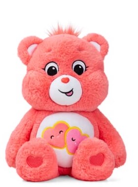 英国代购正品03.18 Care Bears 22cm Bean Plush 爱心小熊 爱多熊