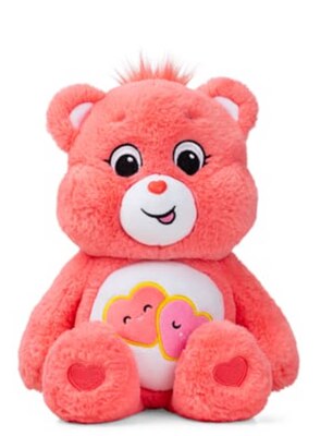 英国代购正品03.18 Care Bears 22cm Bean Plush 爱心小熊 爱多熊