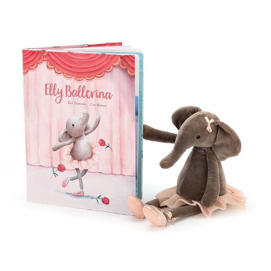 英国代购正品01.22 jellycat Elly Ballerina Book仙女象和书套装,玩具/童车/益智/积木/模型,毛绒/玩偶/公仔/布艺类玩具,淘宝优惠券,粉丝福利购,淘宝优惠卷