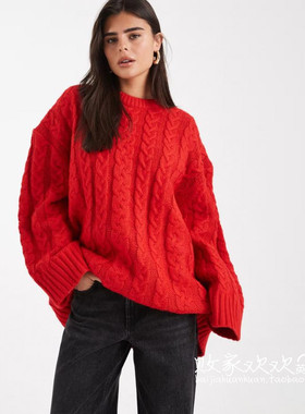 英国代购正品10.08 2025潮流导向 女装新款 时尚针织长袖舒适套衫