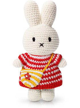 英国代购正品02.22 Miffy and her Red Striped 穿裙子的米菲兔