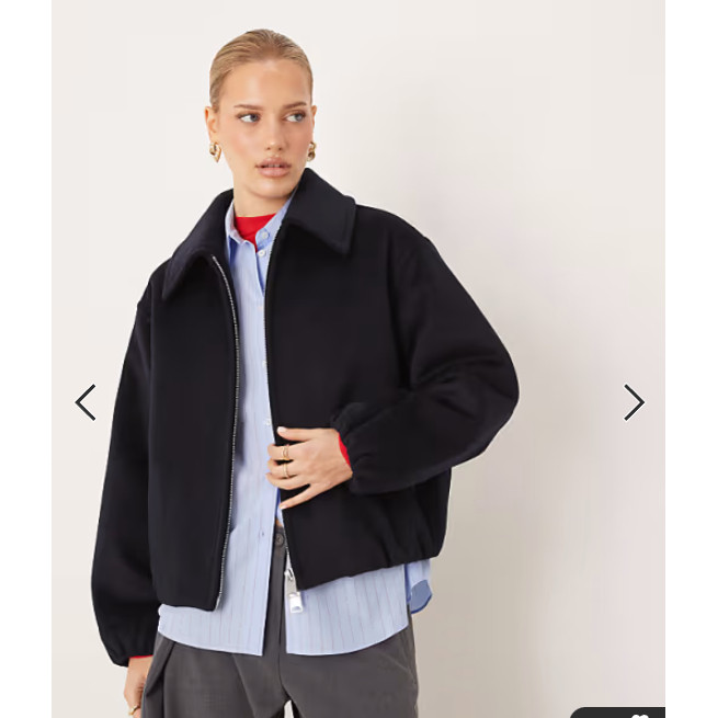 英国代购正品01.17 2026潮流导向 女装新款 潮牌翻领短款舒搭外套,女装/女士精品,短外套,淘宝优惠券,粉丝福利购,淘宝优惠卷