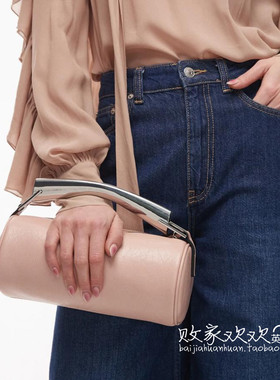 英国代购正品05.05 2025潮流导向 女包新款 TS滚筒设计手提包