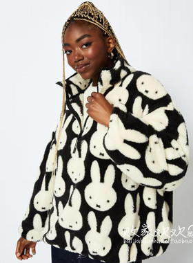 英国代购正品09.01 2025潮流导向 女装新款 米菲兔长袖抓绒卫衣