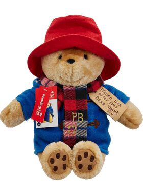 英国代购正品 11.06  Paddington Bear 戴帽子系围巾的 帕丁顿熊