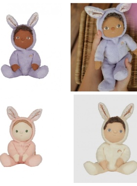 英国代购正品01.01 Dinky Dinkum Dolls 可爱的兔子装扮娃娃玩偶