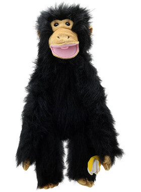 英国代购正品12.30 Chimp Puppet 超大黑猩猩 毛绒玩偶