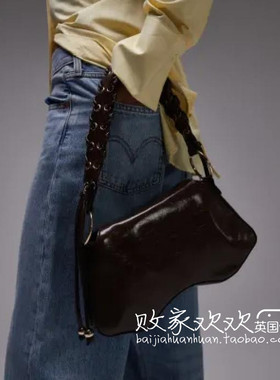 英国代购正品07.04 2025潮流导向 女包新款 TS设计复古风单肩包