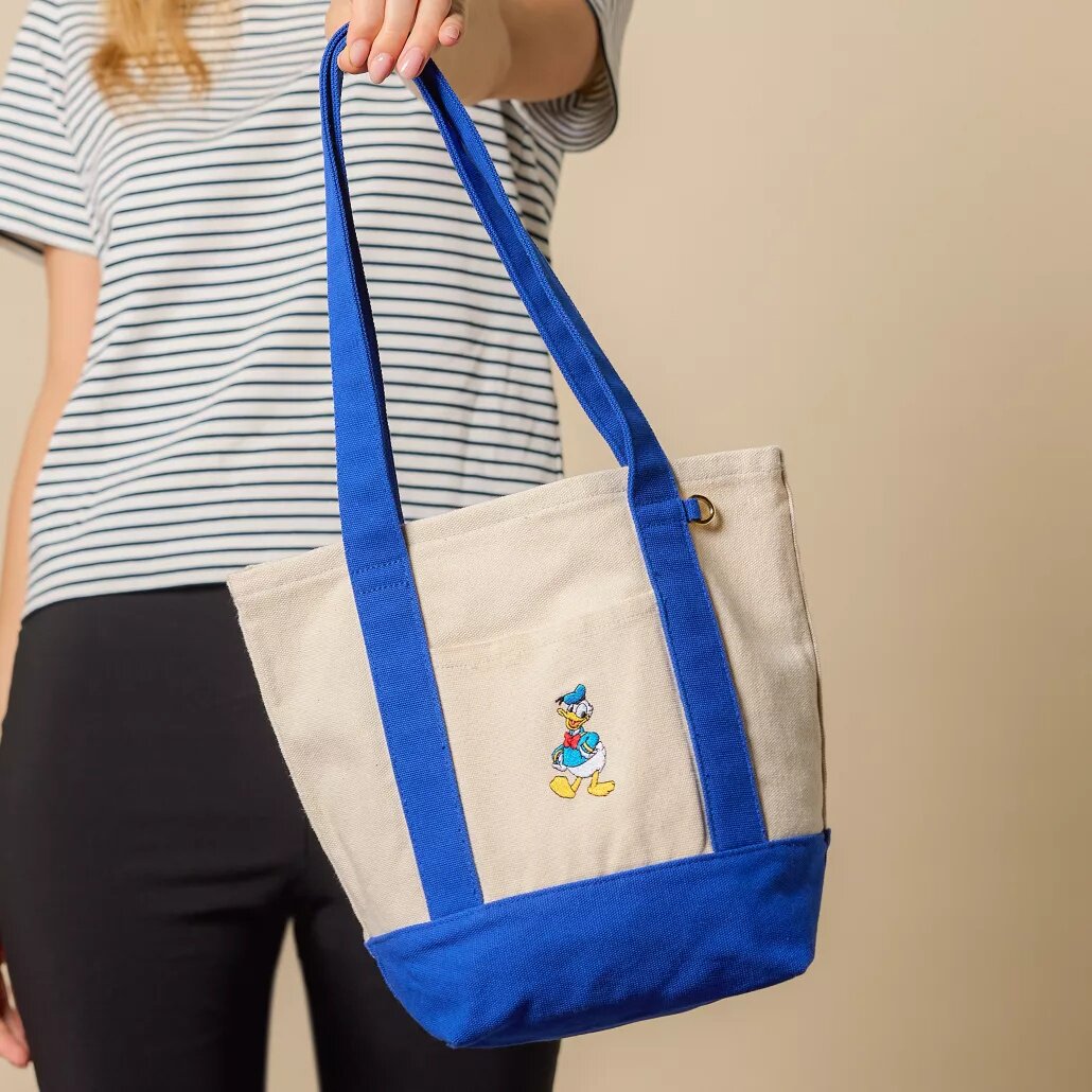 英国代购正品07.12 Disney迪士尼 Donald Duck唐老鸭帆布托特包