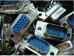 3排DB15焊接头 15pin接头 VGA串口公母焊线接头及塑料外壳配螺丝