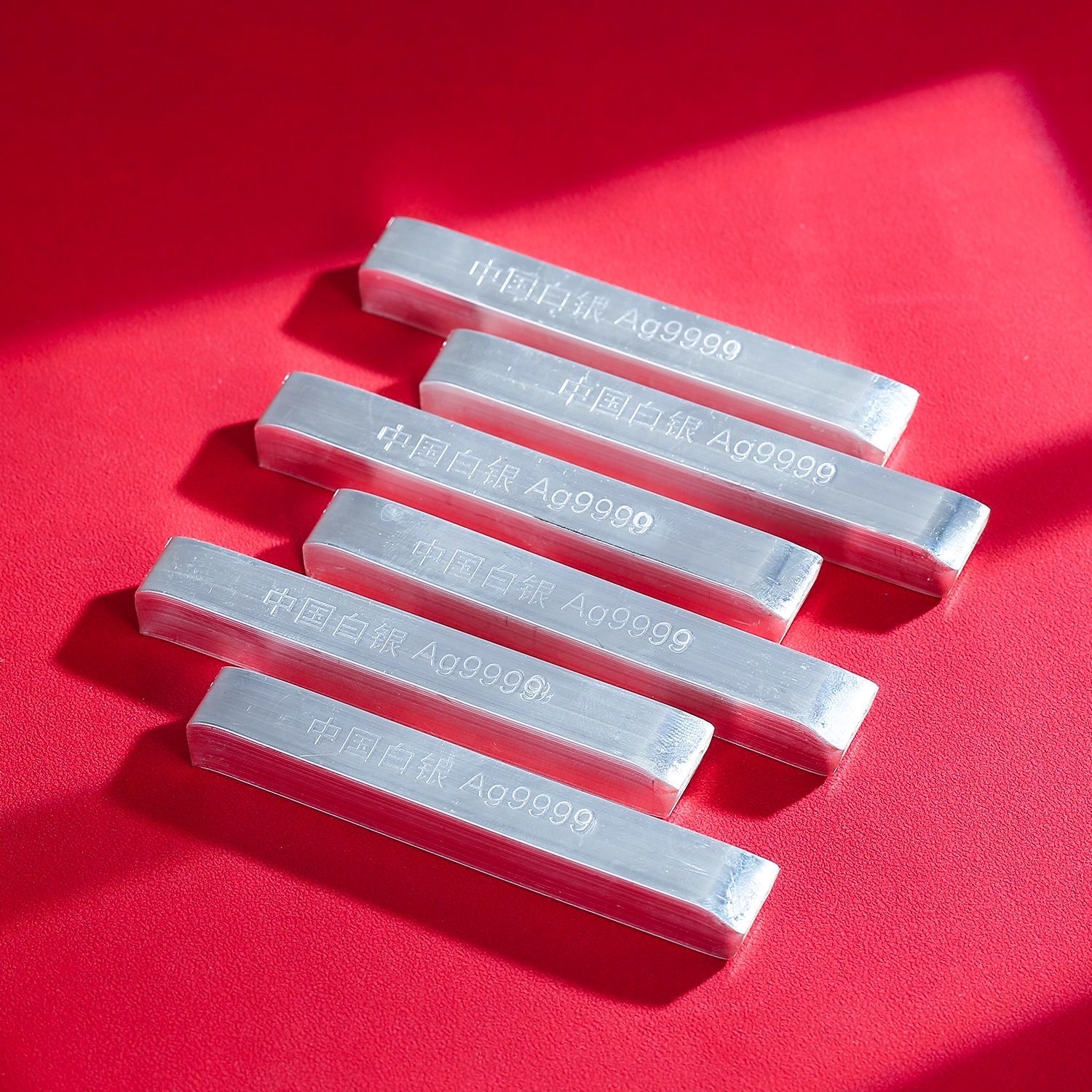 白银9999投资银收藏银条纯银银料加工原料足银银块银砖银锭碎银子