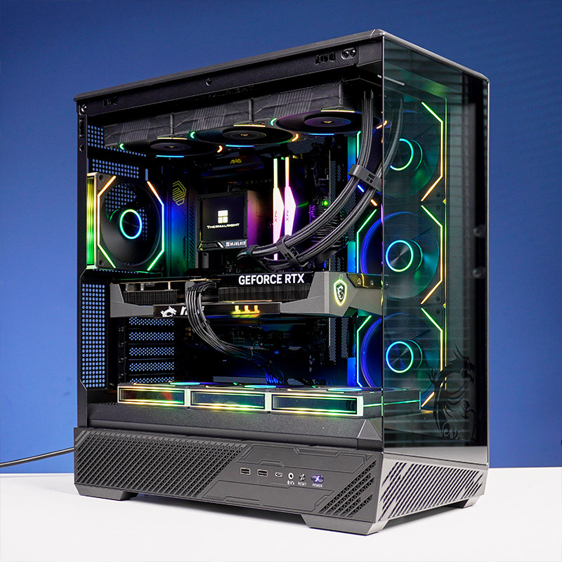 微星RTX5060TI显卡AMD锐龙9700X 7800X3D 9800X3D游戏AI电脑主机图片