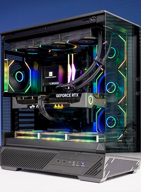 无边框海景房微星5060TI魔龙显卡AMD 9700X 7800X3D 9800X3D电脑