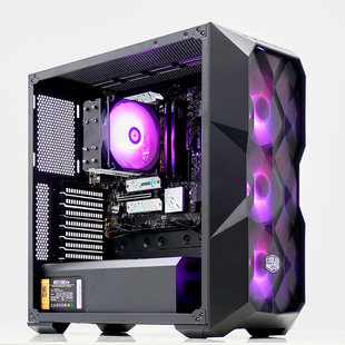 AMD锐龙R5 9600X无显卡32G内存组装RGB电脑游戏升级过度DIY主机