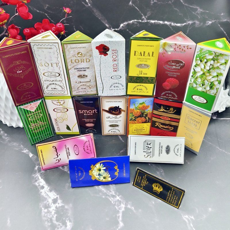 沙特香水精油6ml不含酒精花香木质清淡随身便携小瓶香精多款可选