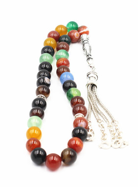 33颗玛瑙石义夏赞珠原创