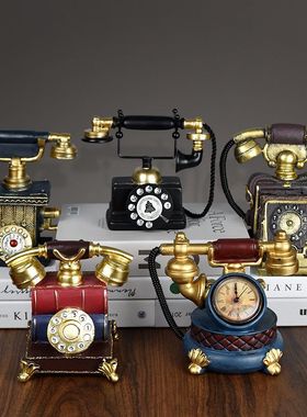 复古电话机创意小摆件