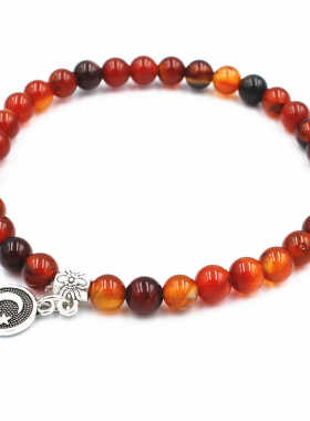 33颗6厘玛瑙手链赞珠 太思比哈 念珠 泰斯比哈 泰斯碧海 中东手串