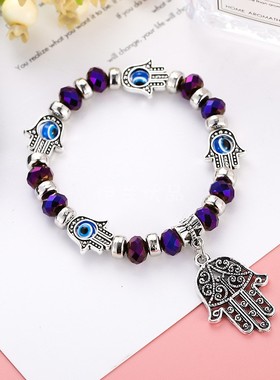 土耳其蓝眼睛手链饰品中东时尚