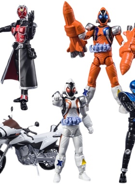 正品万代食玩盒蛋假面骑士掌动 X14  fourze流星wizard法爷