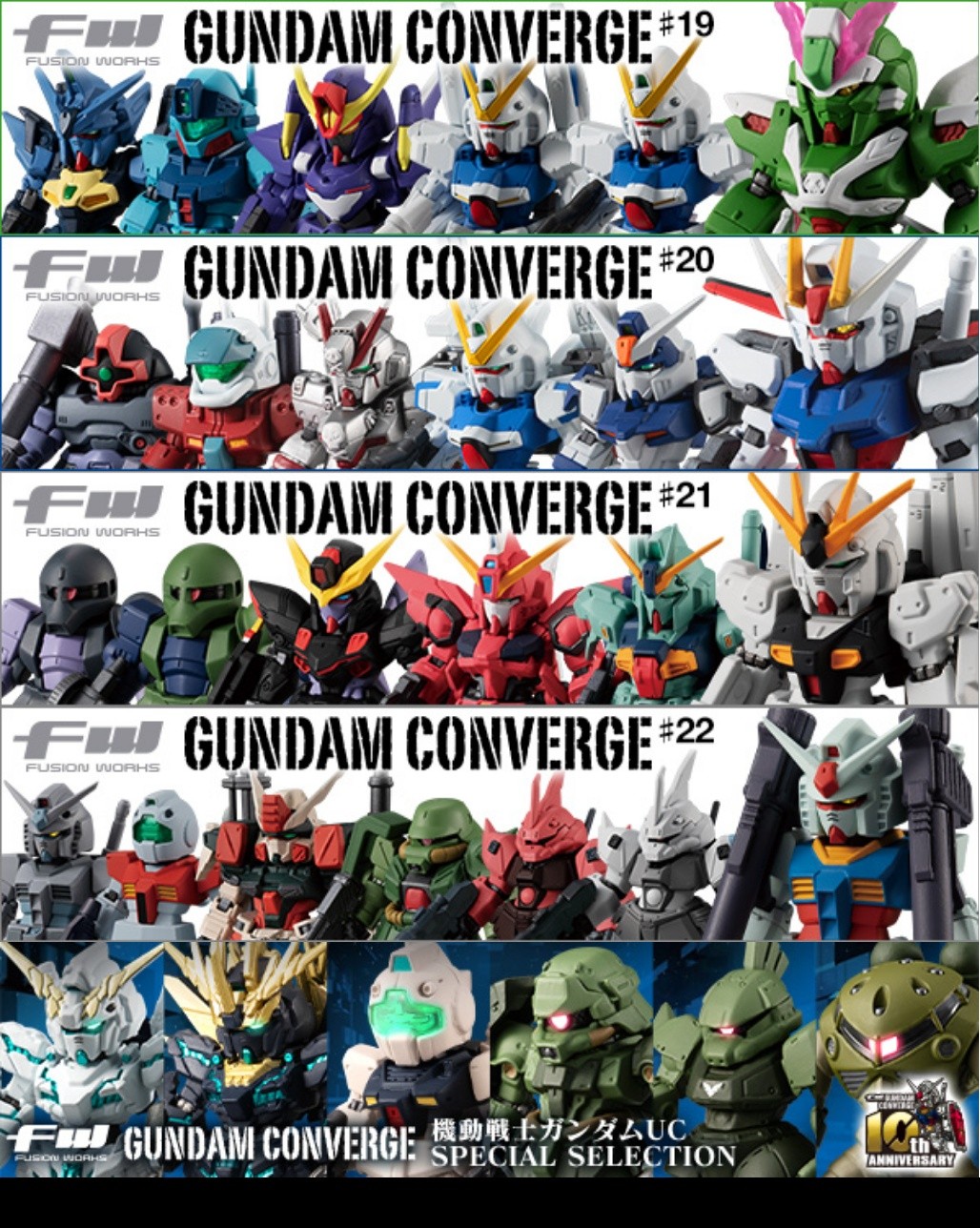 正品万代食玩高达 FW CONVERGE 20 21 22 海盗大魔强袭决斗暴风