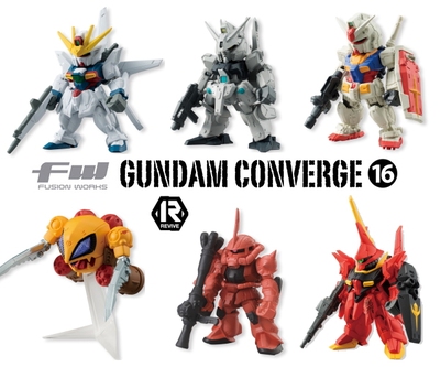 正品万代盒玩FW GUNDAM CONVERGE第16弹 红扎古 78高达X