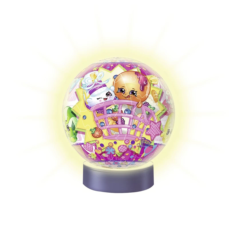 Германия Ravensburger 3D трехмерная головоломка Shopkkins LED свет 72 фильм 121946