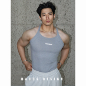 背心修身 HACOS 细带 运动打底上衣透气吸汗跑步健身衣