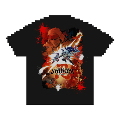 《超级忍 复仇的斩击》 游戏印花T恤夏季潮牌短袖大码半袖长袖T